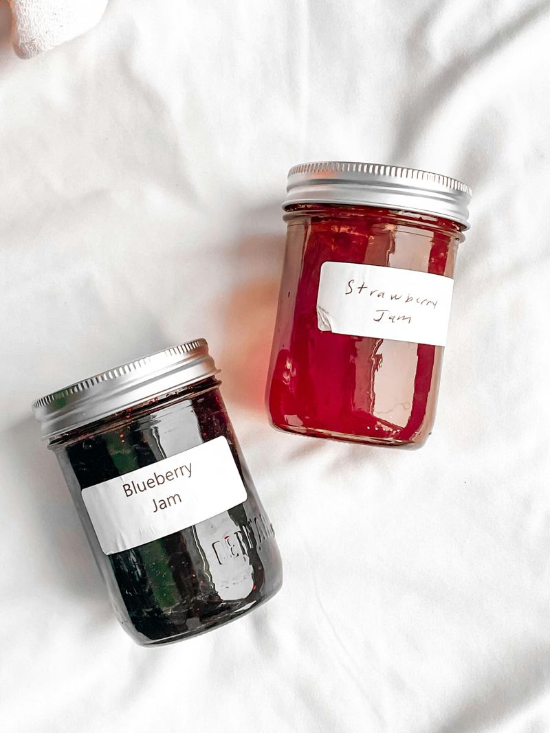 Jars of Homemade Jam