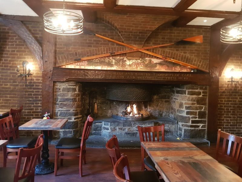 The Pub Fireplace and Daily Coffee Ritual