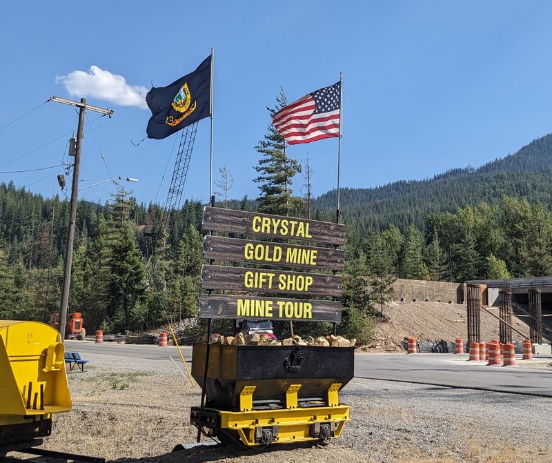 Crystal Gold Mine Showcases Working Mining Operations