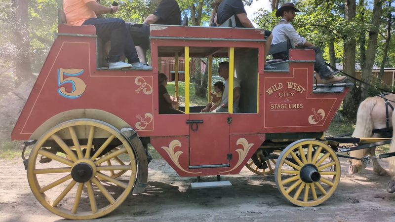All Aboard the Frontier Train Ride