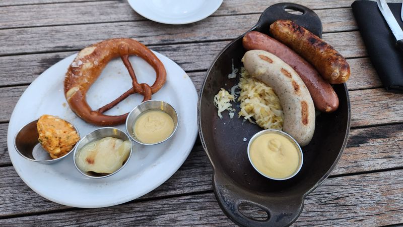 Wursts On A Warm Kraut Bed