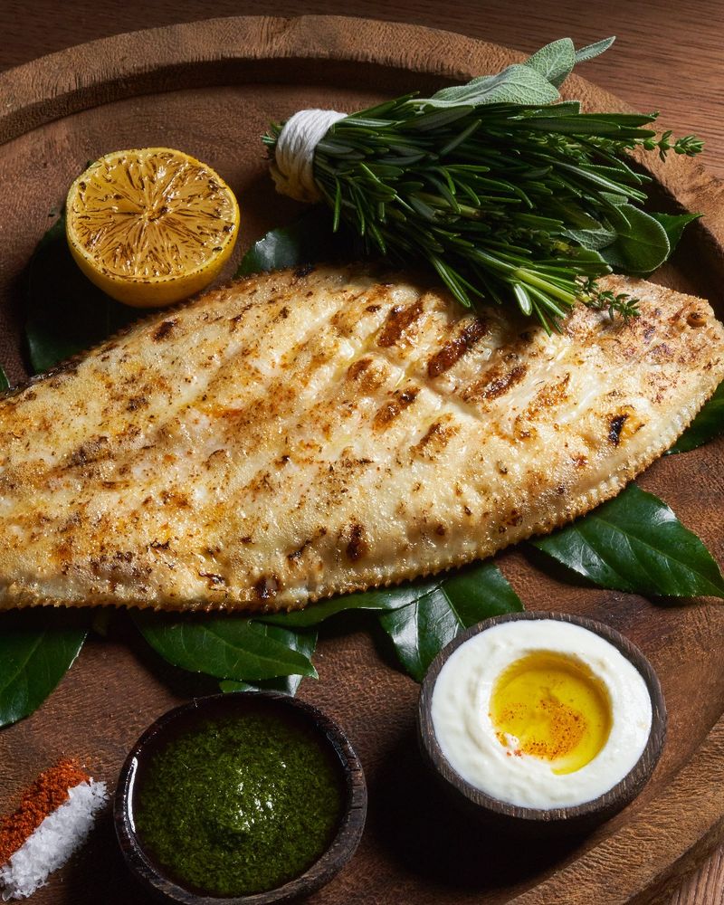 Grilled Branzino That Glows