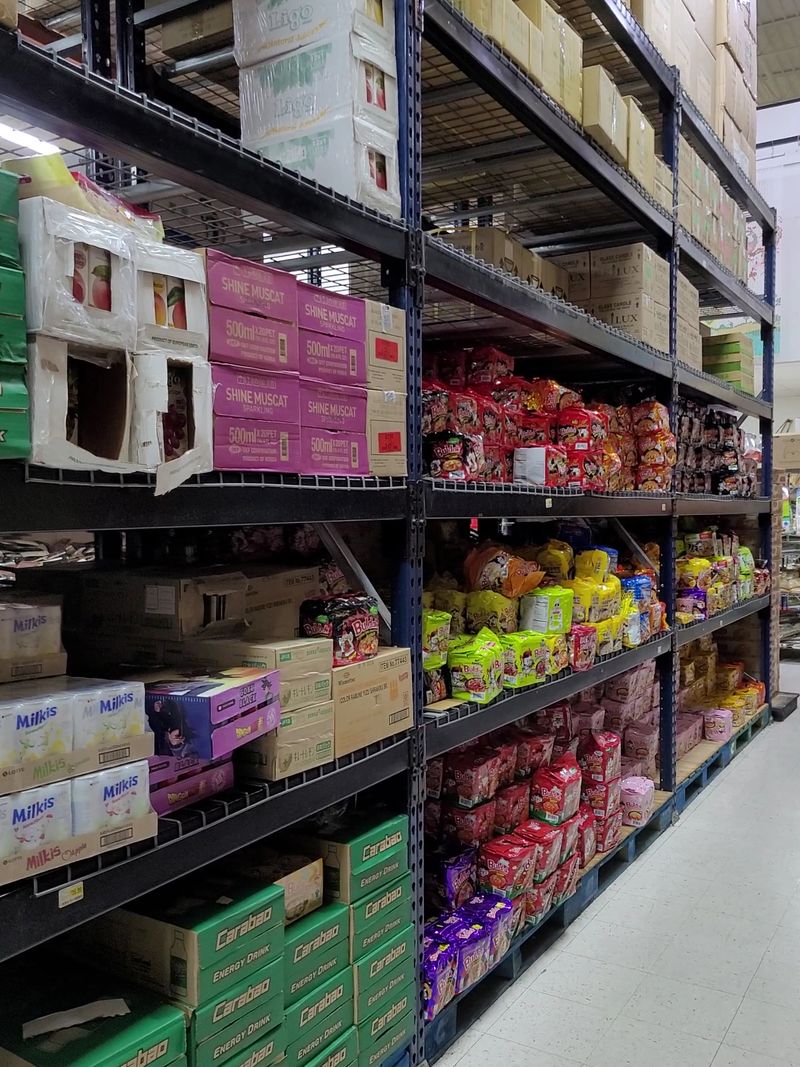 Sauce and Condiment Aisle That Goes On Forever