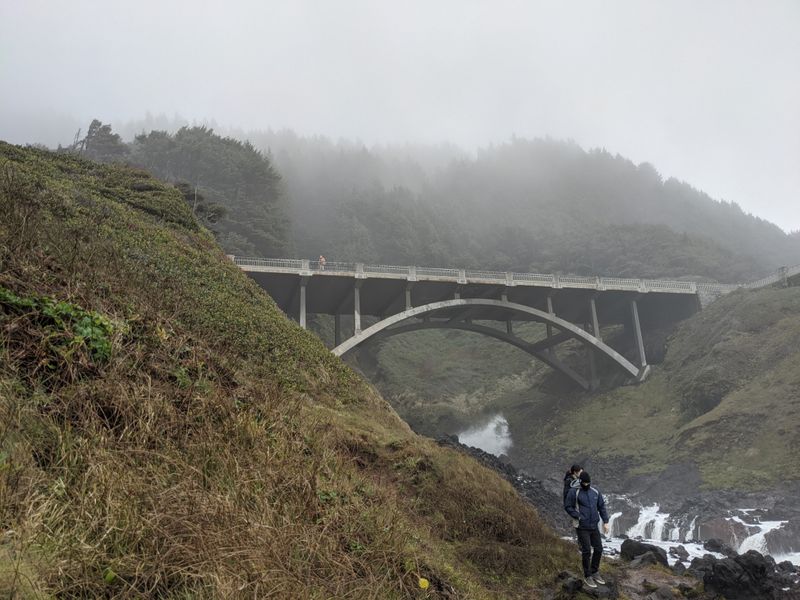 Captain Cook Trail to Cook's Chasm (Spouting Horn viewpoints) - Cape Perpetua Scenic Area
