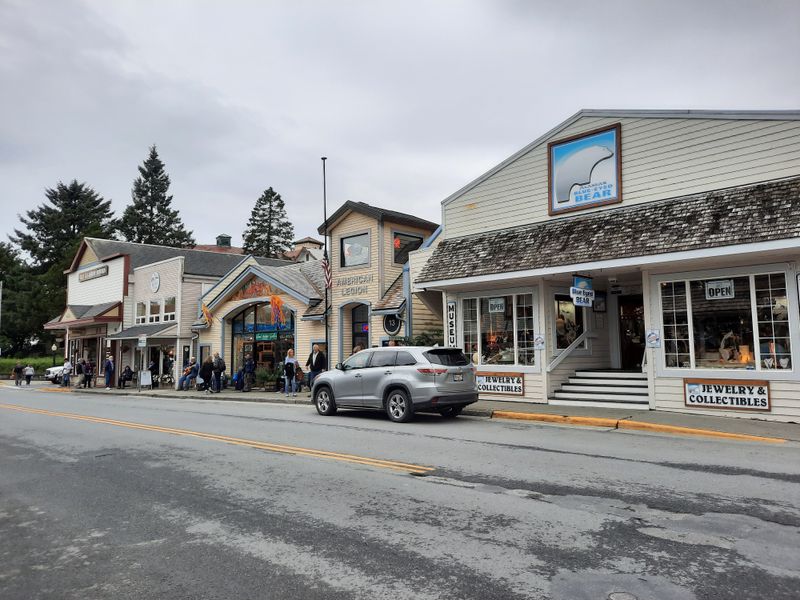 Downtown Sitka and Harbor Walk