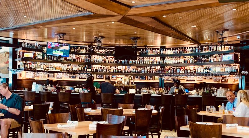 Creative Cocktails at a Bustling Bar