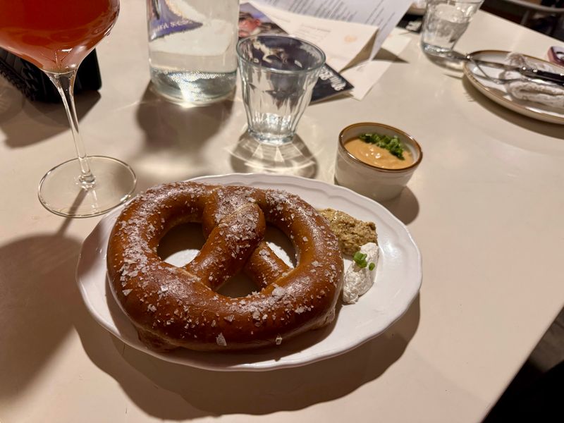 House Pretzel and Obatzda
