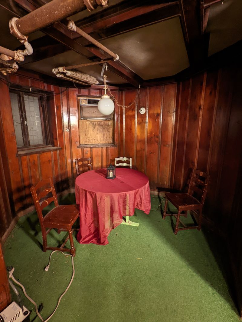 Basement mysteries and restraint