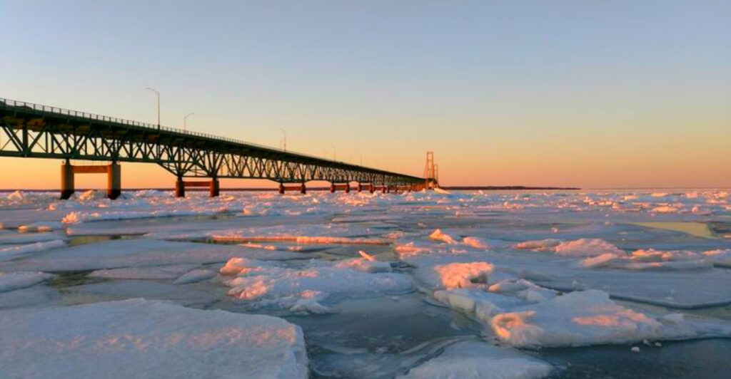 Stretching Five Miles Across the Water, This Michigan Bridge Is an Engineering Marvel