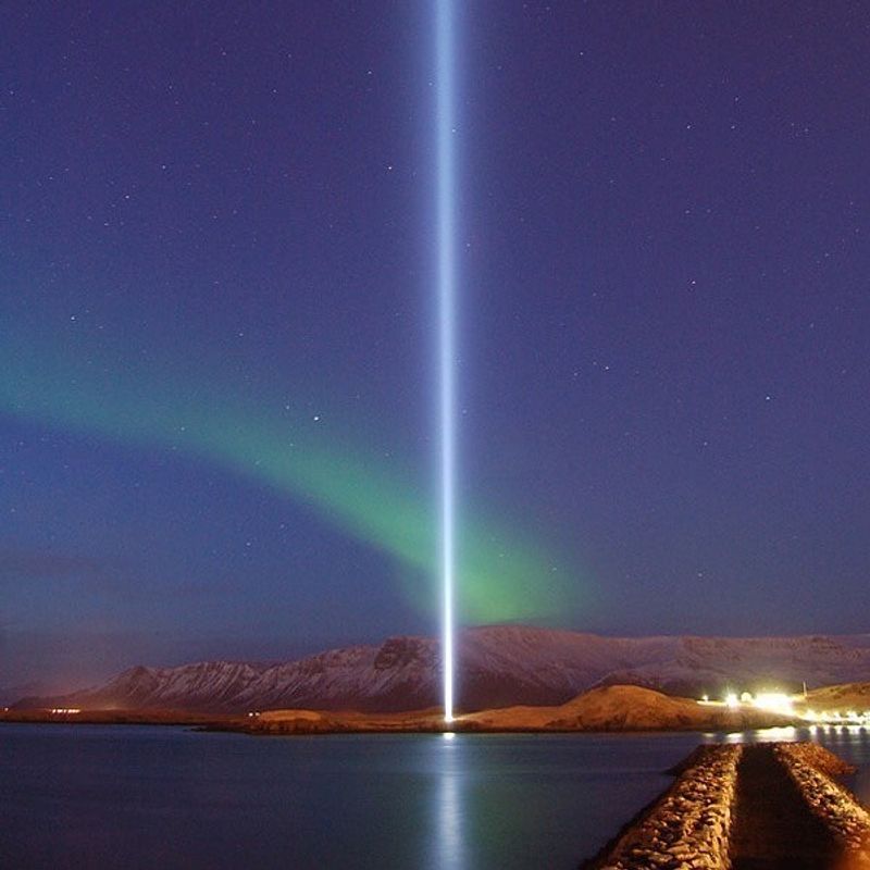 Imagine Peace Tower (Viðey Island)