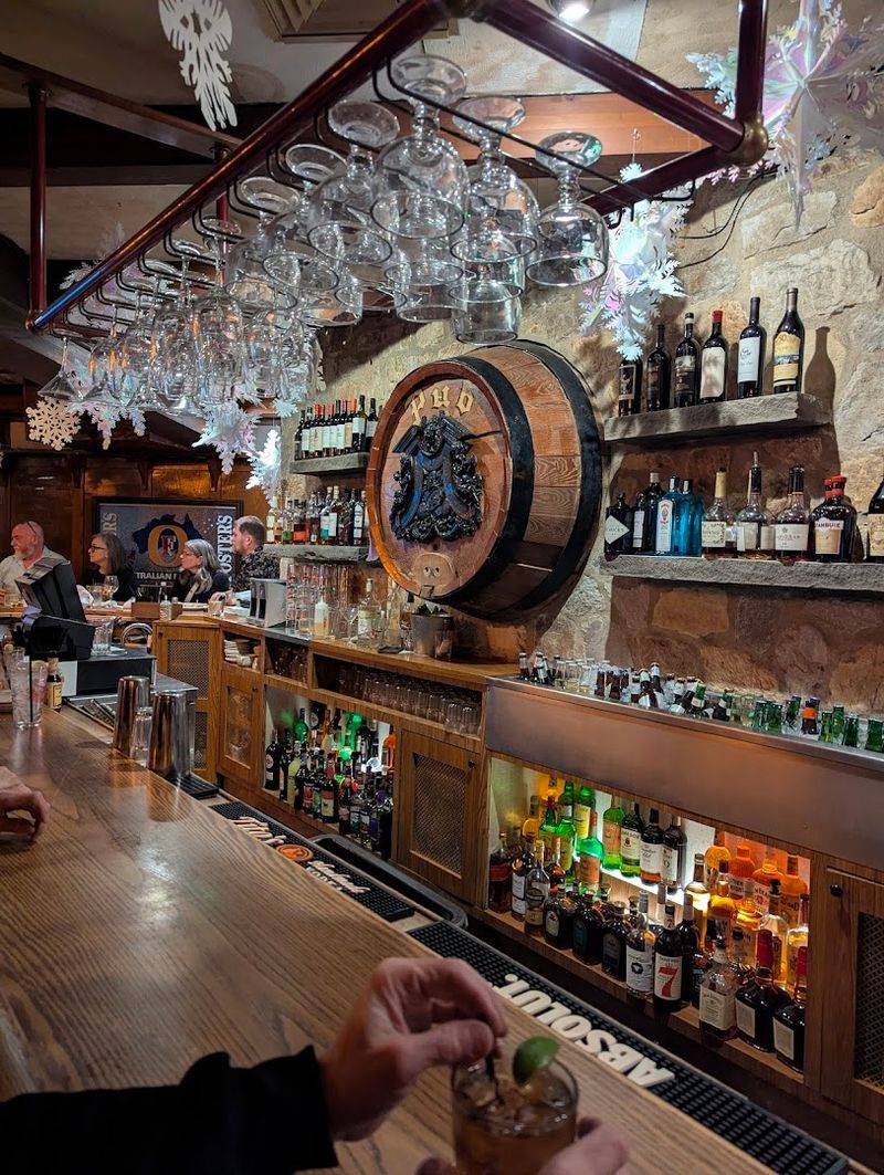 The Bar Area and Its Own Quiet Salad Bar