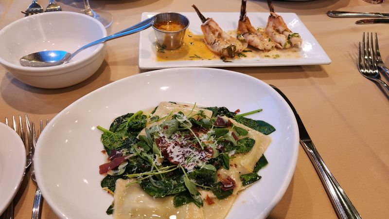 House Ravioli With Prawns