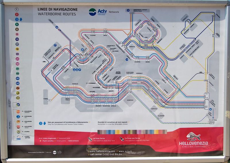 Use the official ACTV stop map to build your own Venice