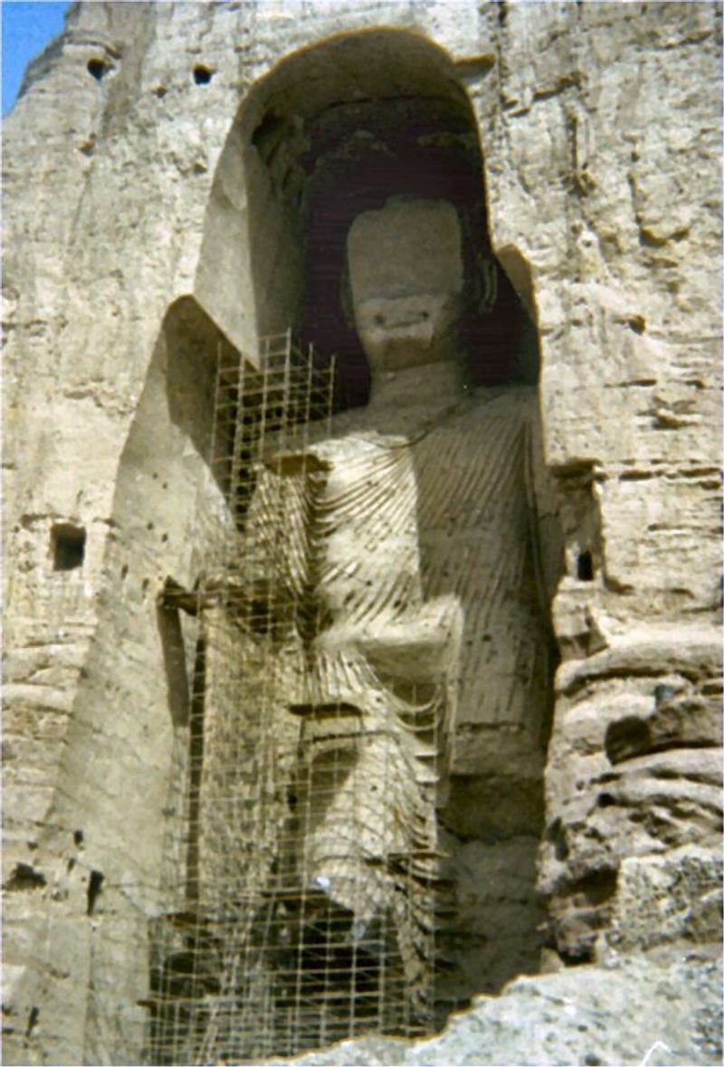 The Buddhas of Bamiyan (Afghanistan)