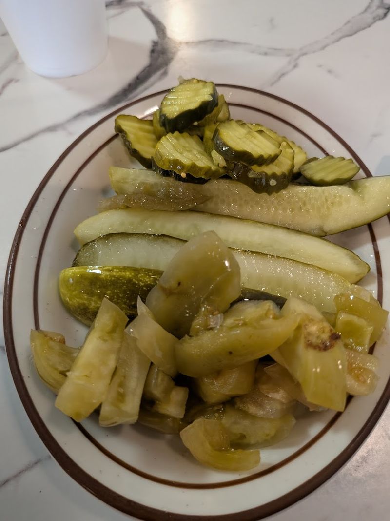 The Complimentary Pickle Plate That Starts Every Meal