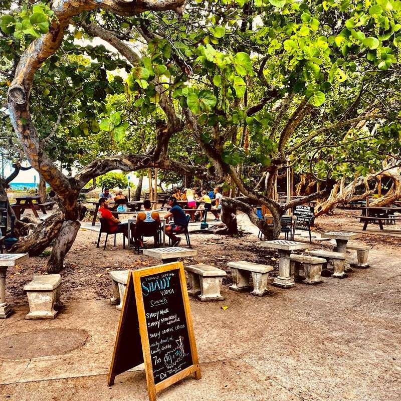 What the Outdoor Seating Area Actually Looks Like