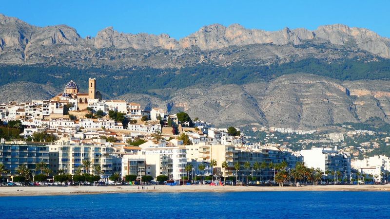 Spectacular Sierra de Bernia Mountain Backdrop