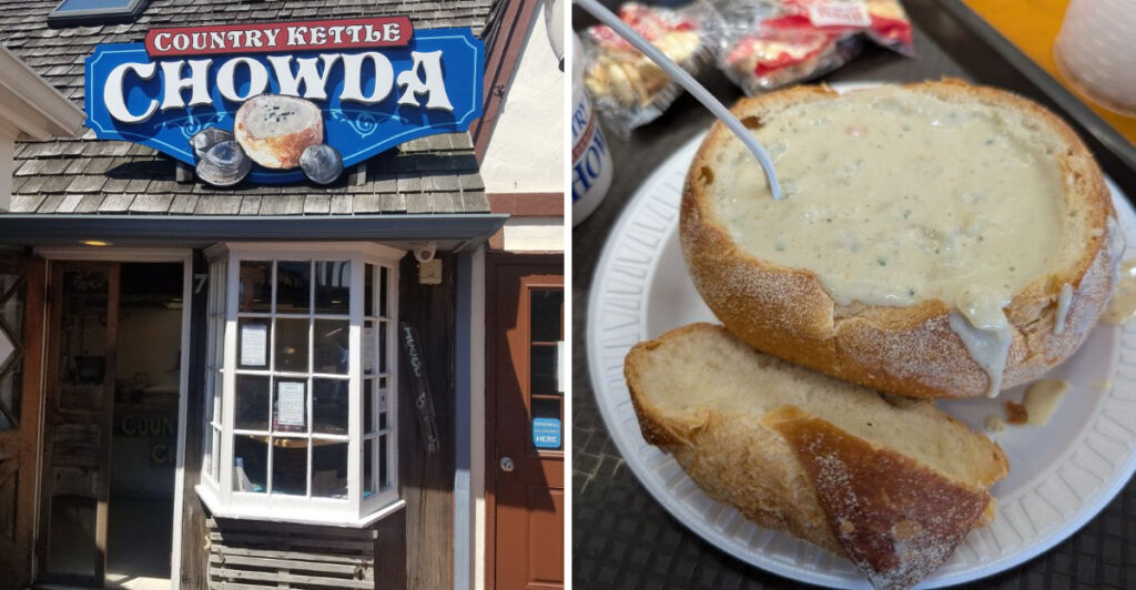 The Tiny New Jersey Stand That Turns Clam Chowder Into a Bread-Bowl Legend