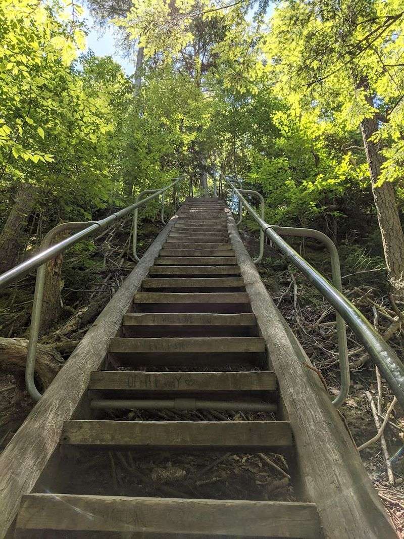 The Stairway Climb to the Top