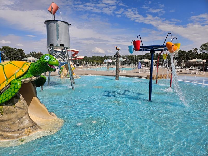 The Water Park Area and Its Slides