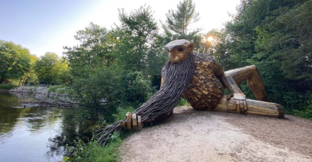 There’s a Giant Storybook Troll Hiding in the Woods of Michigan