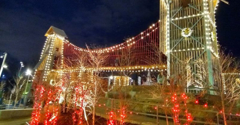 This Enchanting Oklahoma Park Turns Into a North Pole Dream in Winter