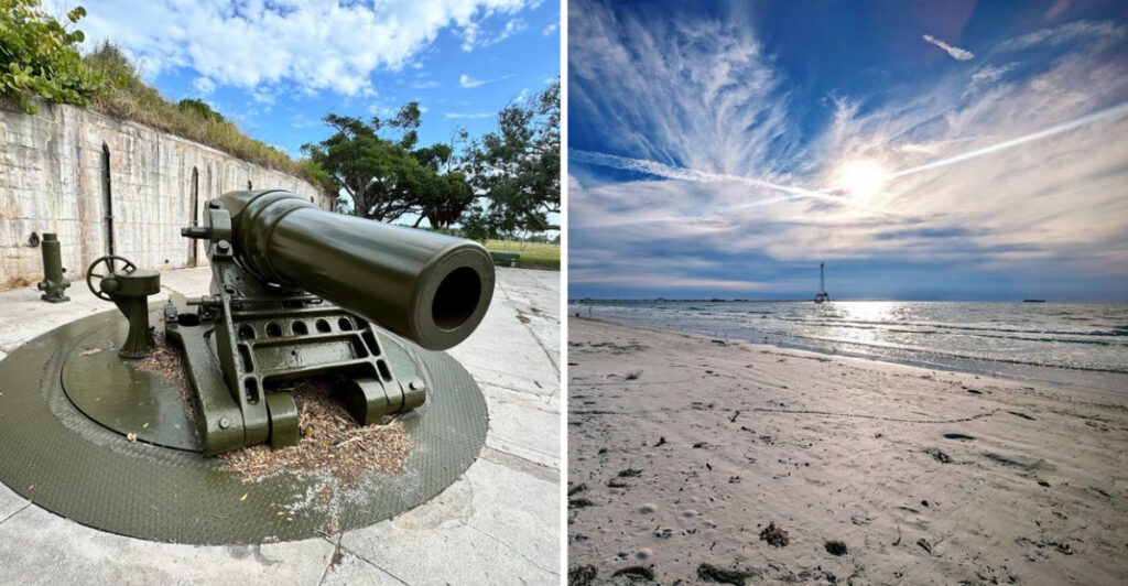 This Florida Coastal Park Blends Historic Forts With Waterfront Trails
