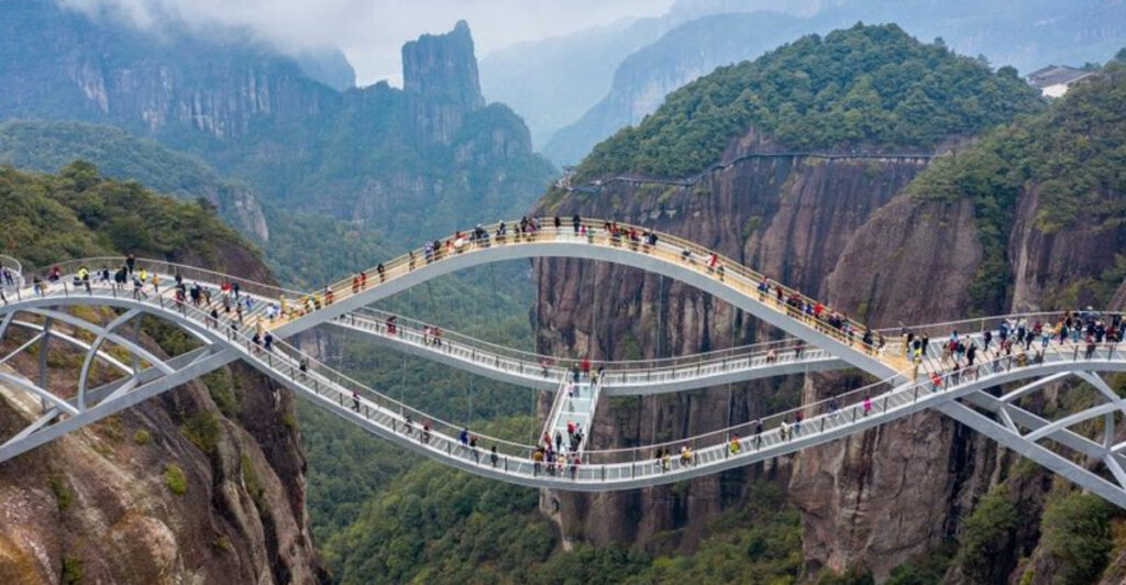 This Glass Bridge Looks Like AI – But It’s 100% Real