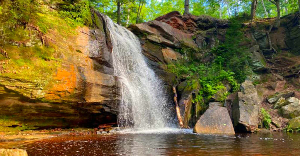 This Hidden Michigan Waterfall Is Worth the Drive