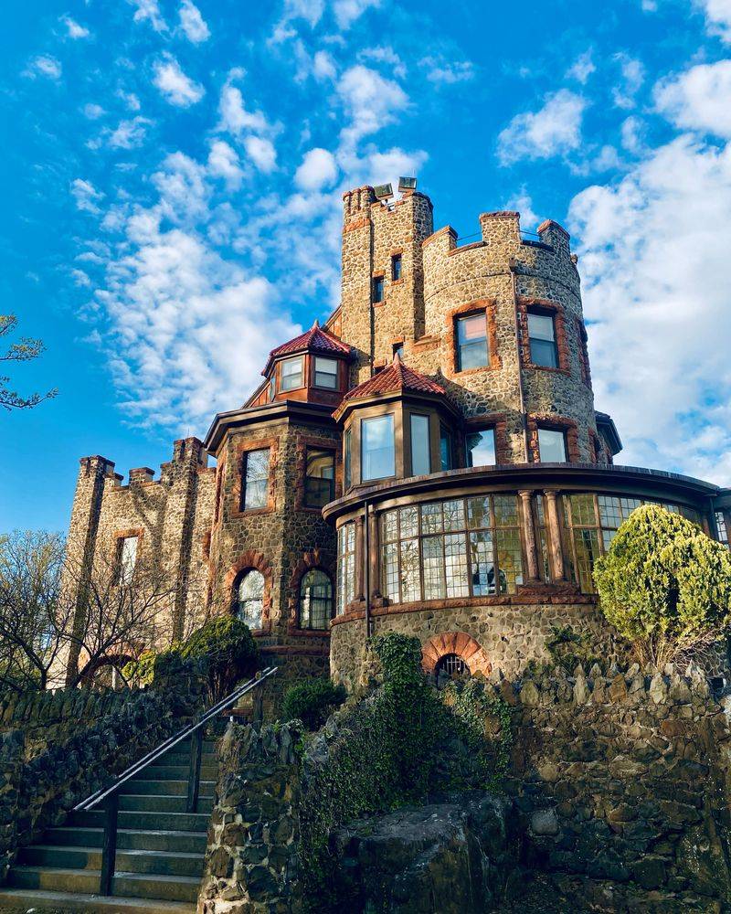 A castle… in suburban New Jersey