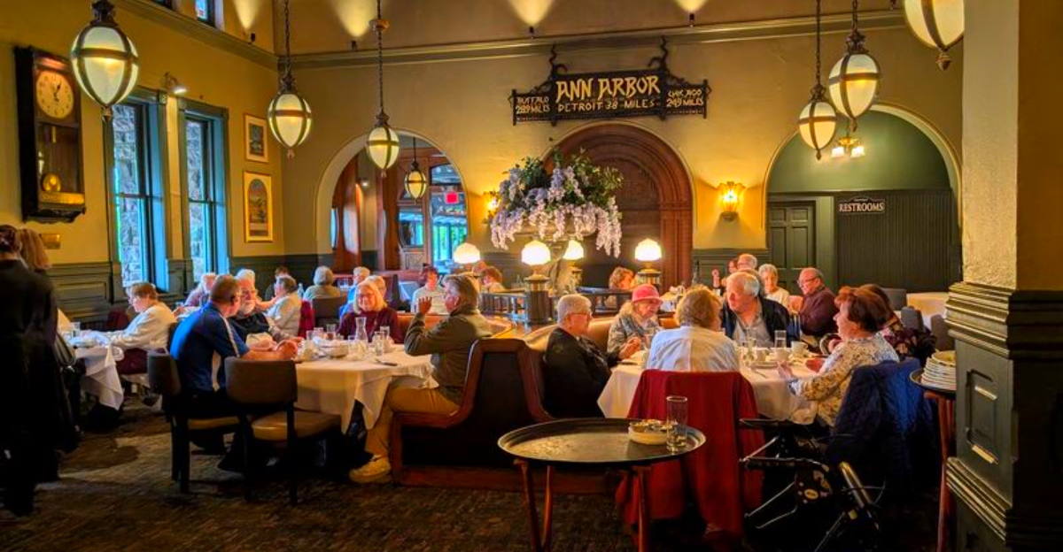 This Michigan Restaurant Is Inside a Historic Train Depot