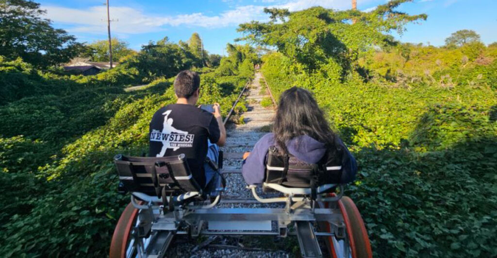 This New Jersey Pedal Railway Turns A Quiet Old Track Into A Shoreline Adventure