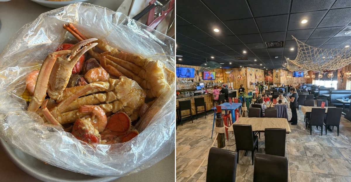 This New Jersey Waterfront Seafood Spot Is Famous for Massive Portions