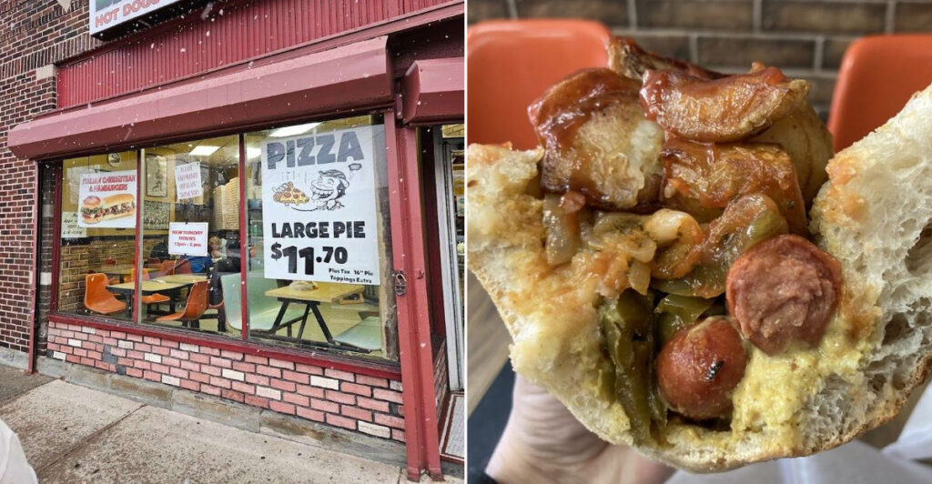 This Newark Food Spot Has People Lining Up for One Thing: Italian Hot Dogs + Sausage