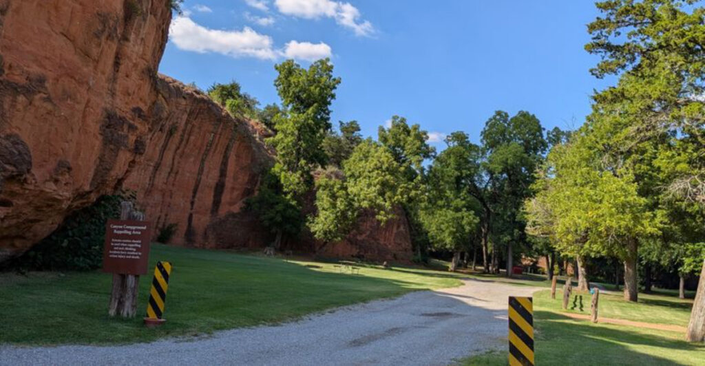 This Oklahoma Canyon Retreat Offers More Than 12 Miles of Trails Through Stunning Red Rock Scenery