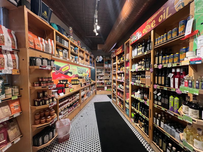 Grocery Shelves With A Point Of View