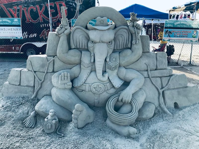 Sand Sculptures at Siesta Key Crystal Classic - Florida, USA