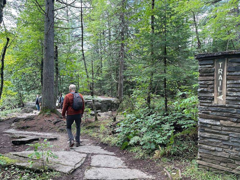 Hiking Beyond the Falls