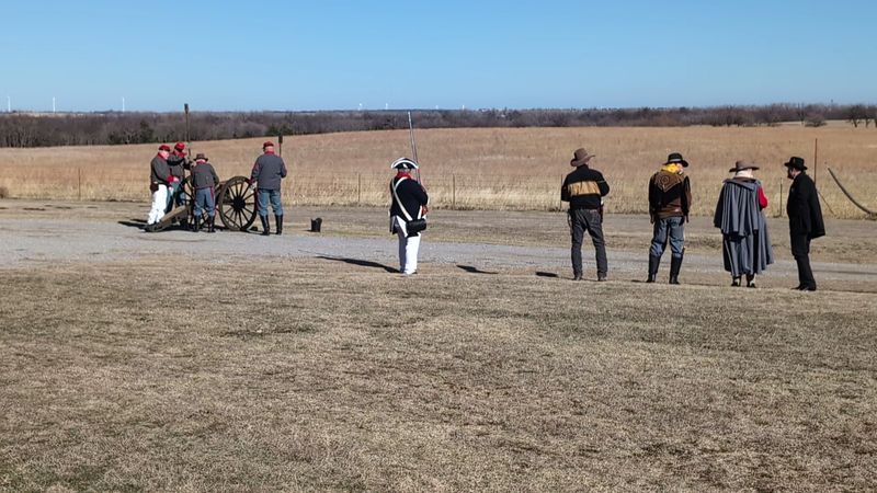 Shadow Figures on the Parade Grounds
