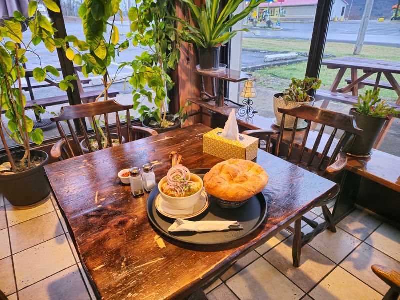 Homemade Kompot and Tea