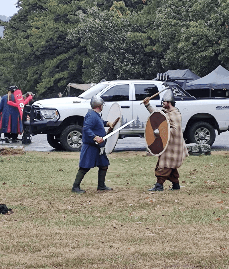 Live Reenactments and Viking Combat Displays