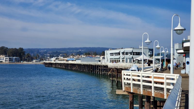 Spend time on the Santa Cruz Wharf