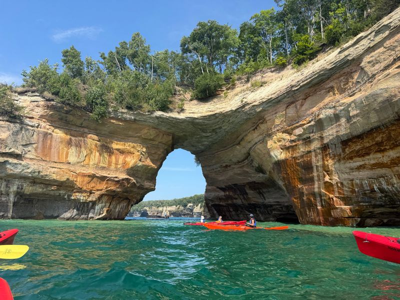 Kayak the Cliffs at Pictured Rocks