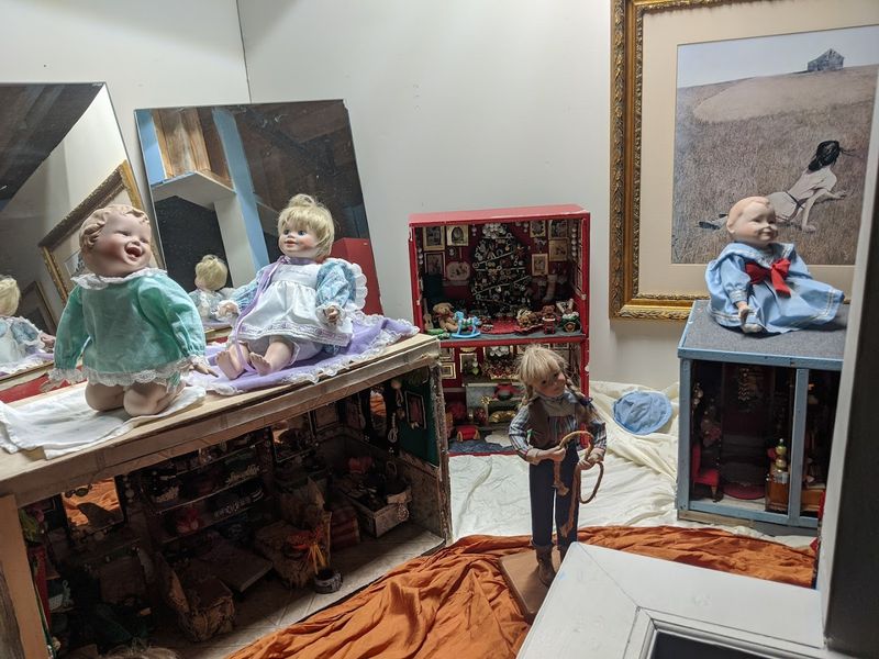 The Doll Collection and War Memorabilia Sections