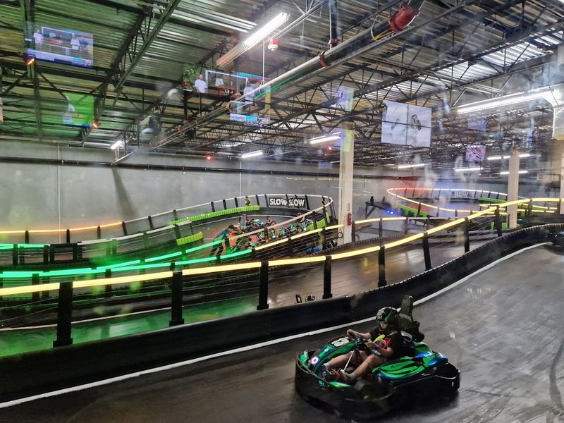 The Multi-Level Go-Kart Track That Steals the Show