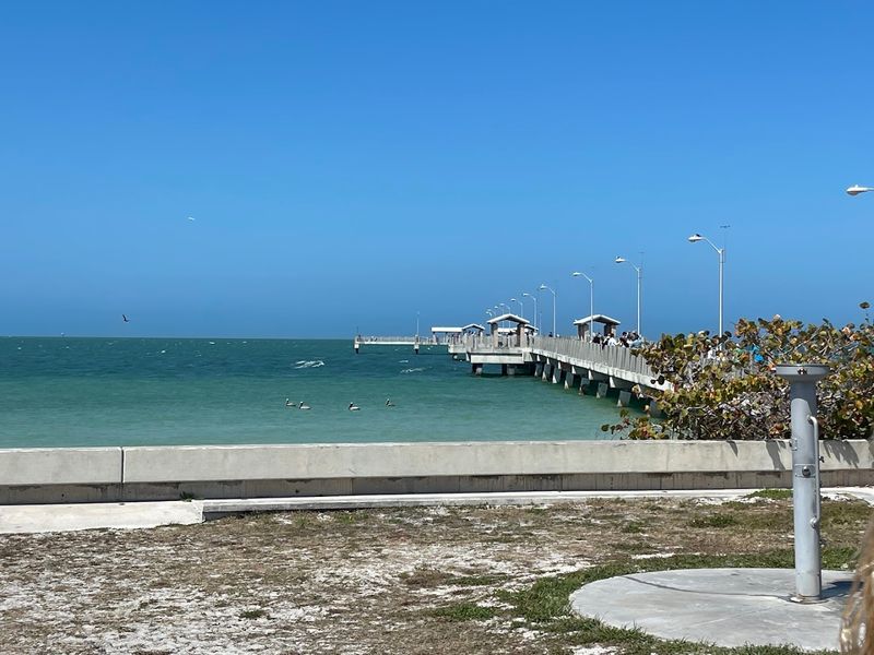 Fishing From Two Different Piers