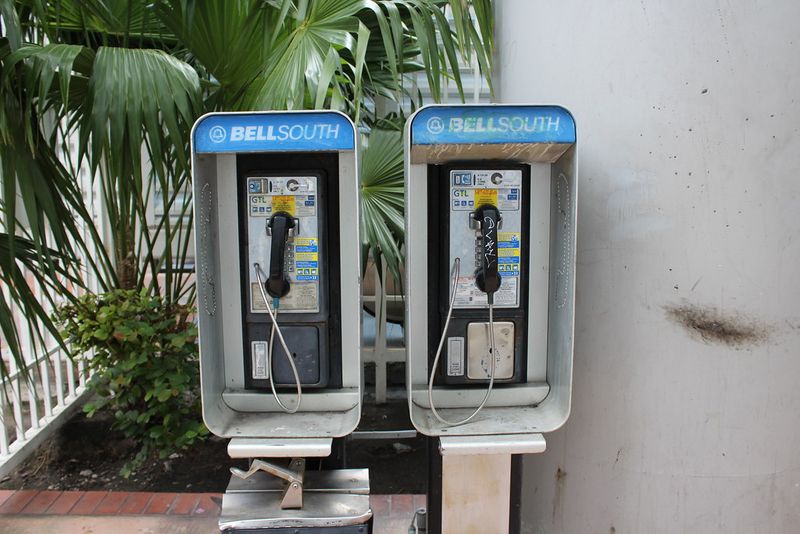 Using payphones when you needed to call home