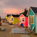 You Won’t Believe These Tropical-Style Cottages Are on a Northern Michigan Beach