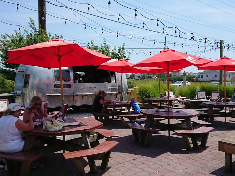 The Outdoor Patio and Bar Setup