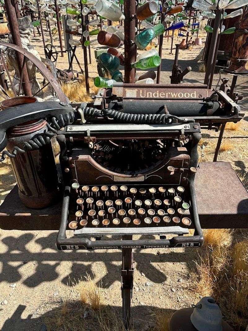 Vintage Artifacts Mixed Into the Art